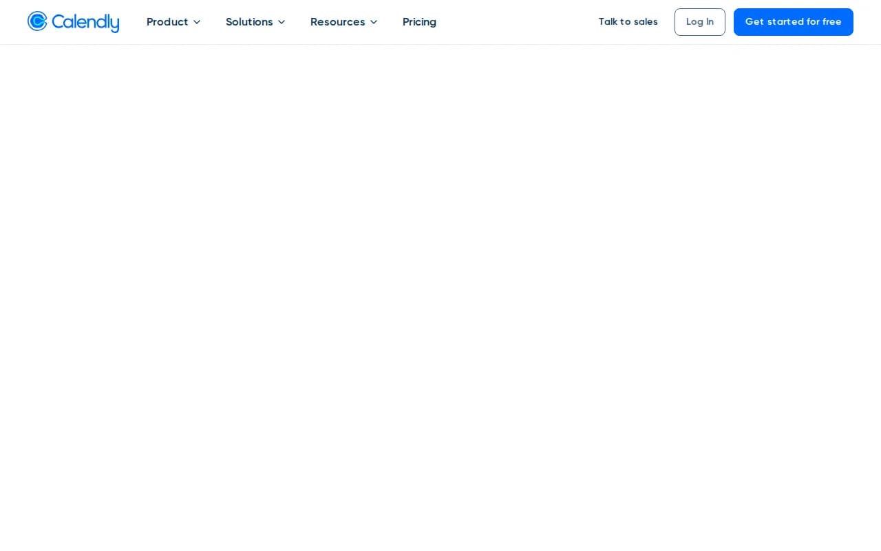 Calendly landing page snapshot - July 29, 2026