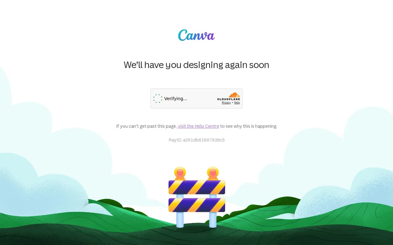 Canva landing page snapshot - August 5, 2026
