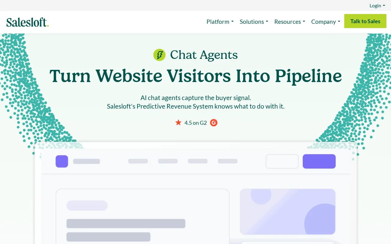Drift landing page snapshot - August 2026