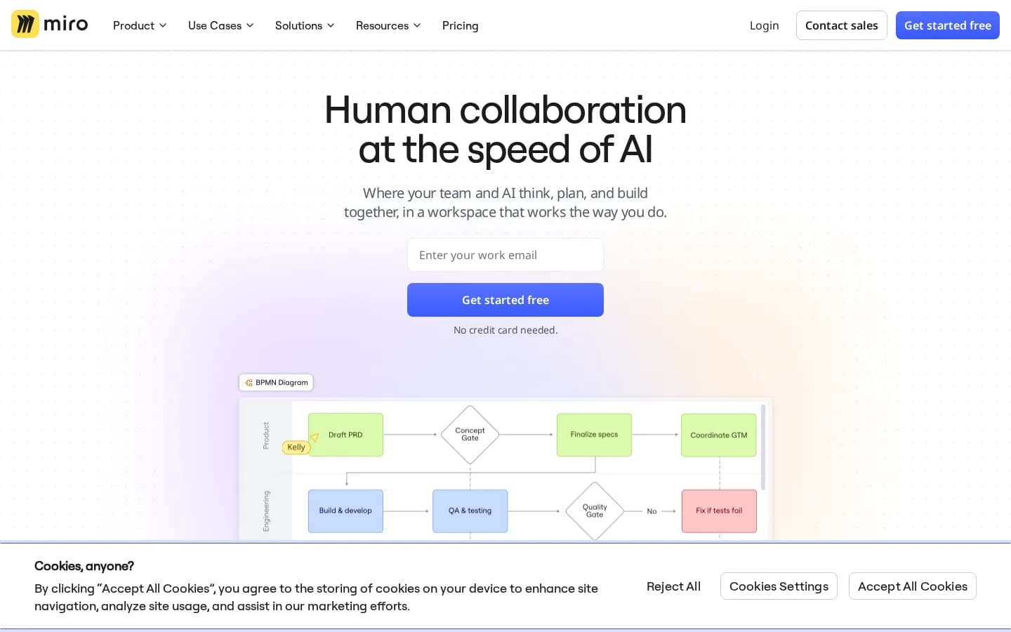 Miro landing page snapshot - September 17, 2026