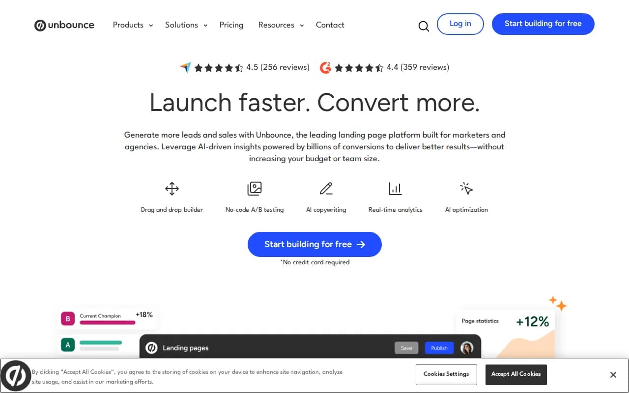 Unbounce landing page snapshot - July 30, 2026